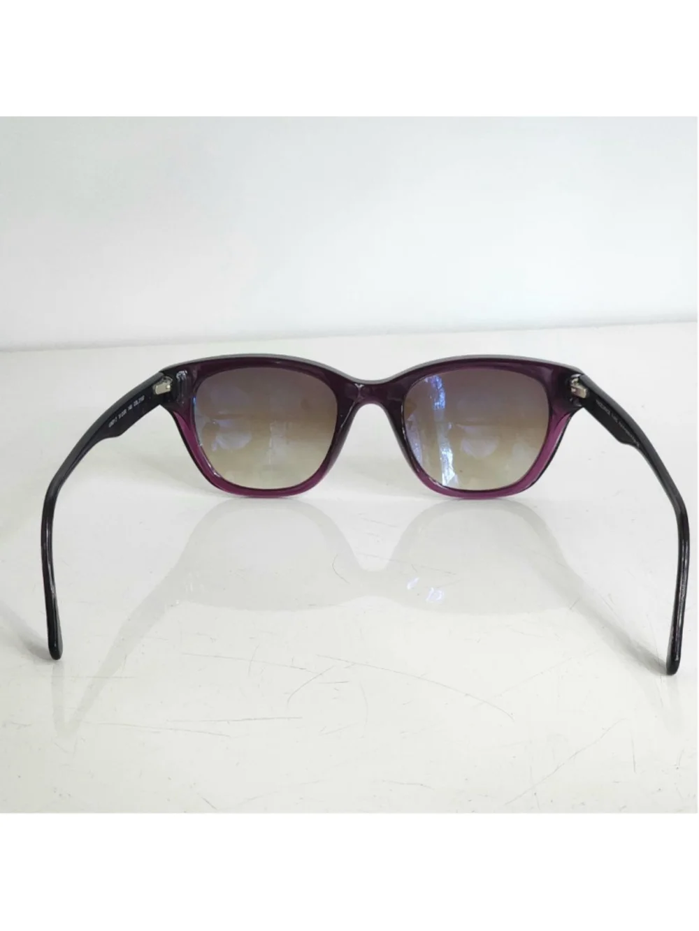 FACE a FACE Women's‎ Lindy 2 Purple Black Round Sunglasses NEW Handmade in Italy